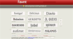 Desktop Screenshot of fawnt.com